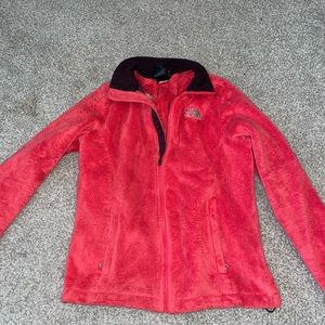 Hot pink North Face jacket. Adult small.